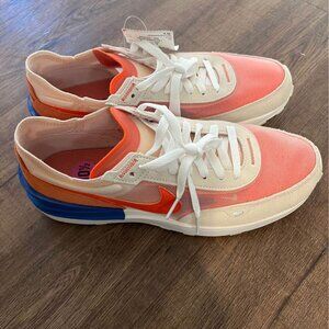 Nike Waffle One athletic shoes Pearl White/Blue DC2533-200 Unisex Size W8.5&10.5
